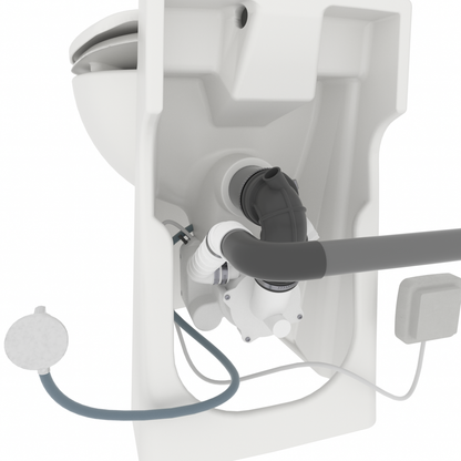 WC broyeur Sani-Start dual flush